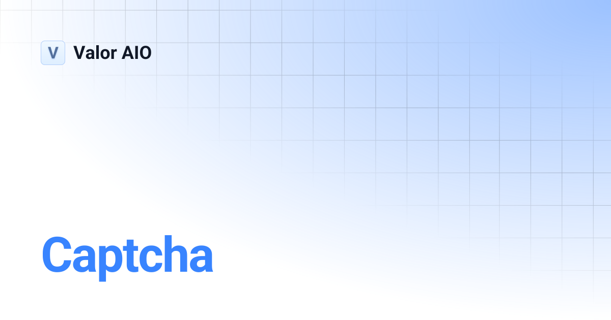 Captcha | Valor AIO